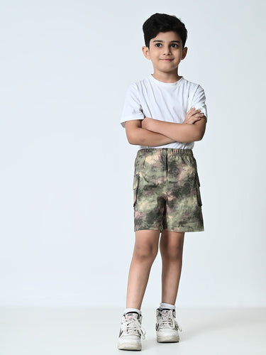 Boys Printed Cotton Shorts - RueCollections